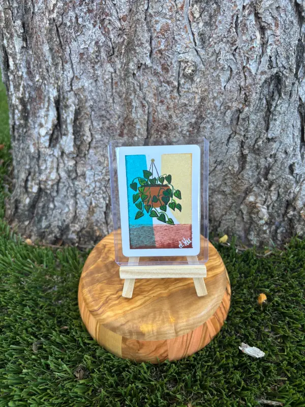 House Plant VI: Series I aceo art card