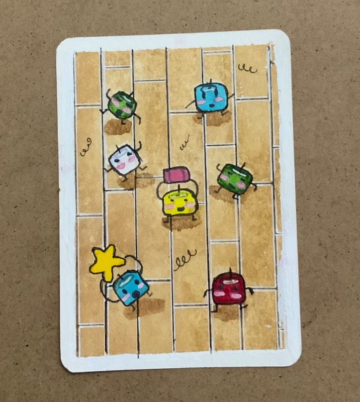 Stardew Valley Junimos aceo art card