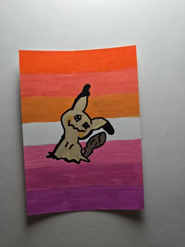Mimikyu #8 aceo art card