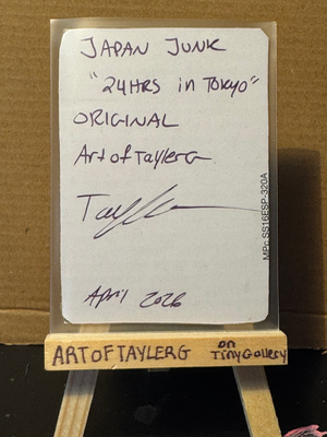 24hrs in Tokyo aceo art card thumbnail 2
