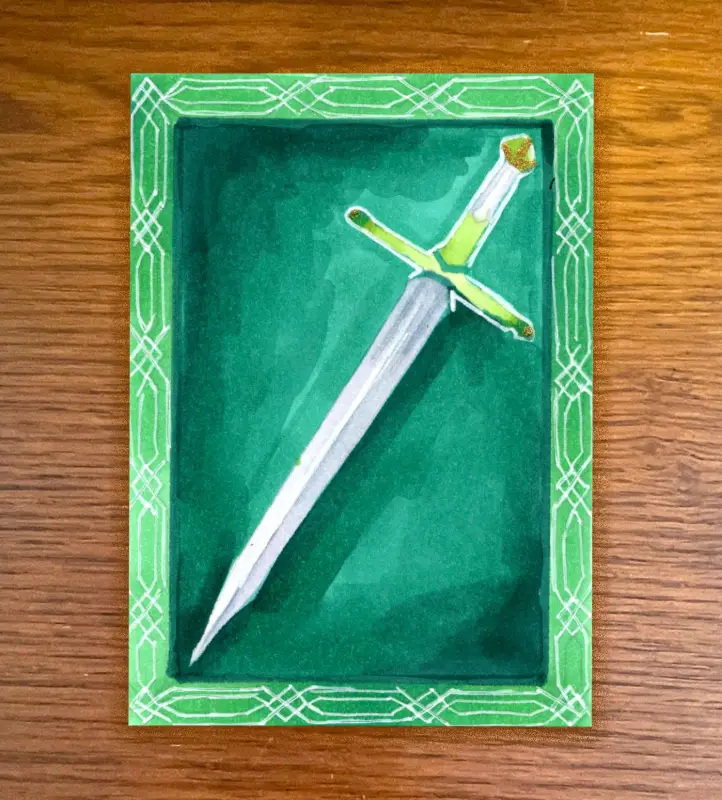 Sword - Medieval Weapons Series aceo art card