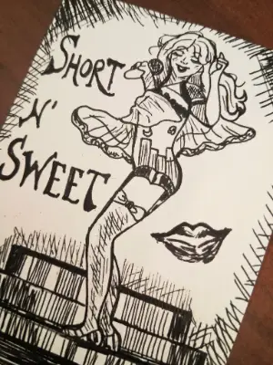 Short n' Sweet - Sabrina Carpenter aceo art card thumbnail 3
