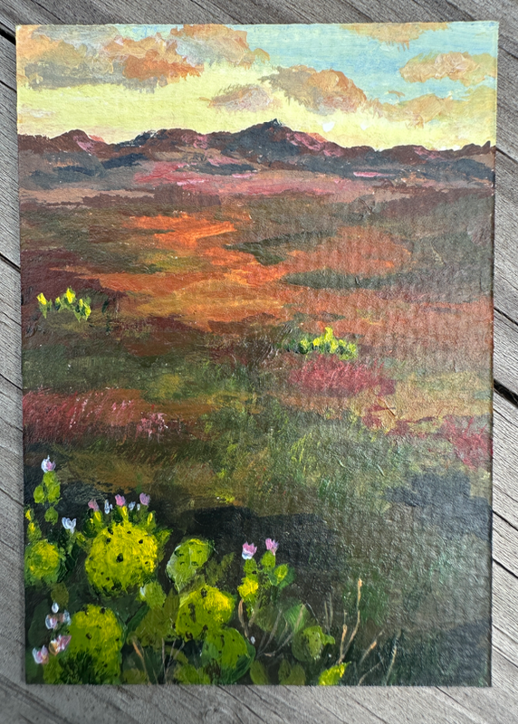 Painted Desert aceo art card