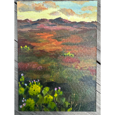Painted Desert aceo art card thumbnail 1