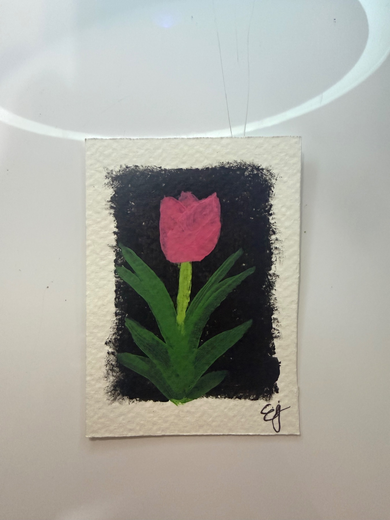 Timeless Tulip aceo art card