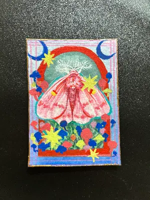 Sweet Dreams aceo art card thumbnail 1