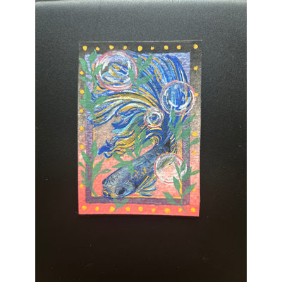 I Need More Space aceo art card thumbnail 1