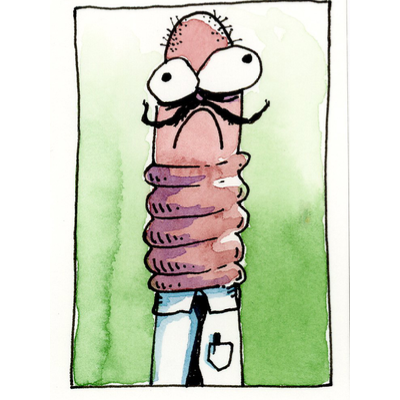 "Vinnie" aceo art card thumbnail 1