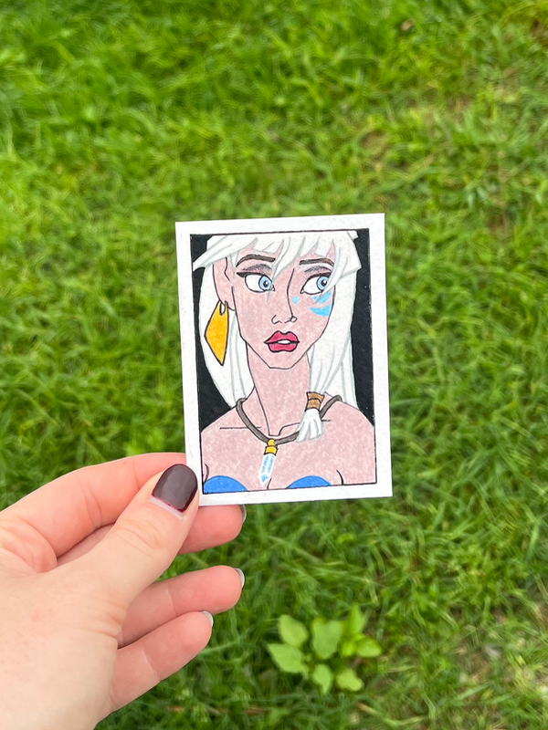 Princess Kida aceo art card