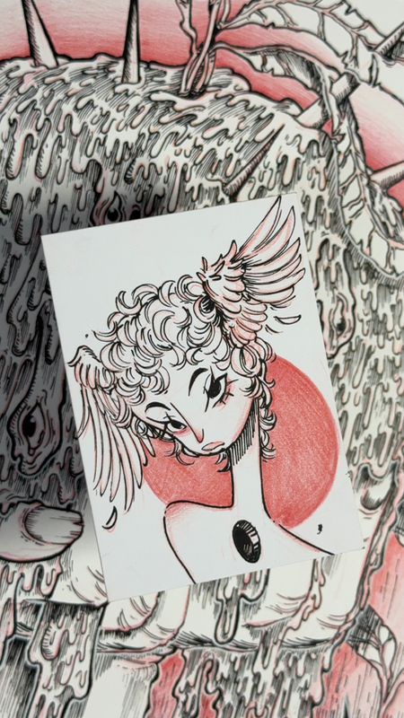 Claire aceo art card