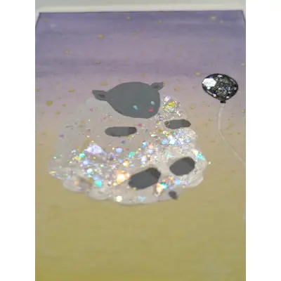 Floating Haze aceo art card thumbnail 3