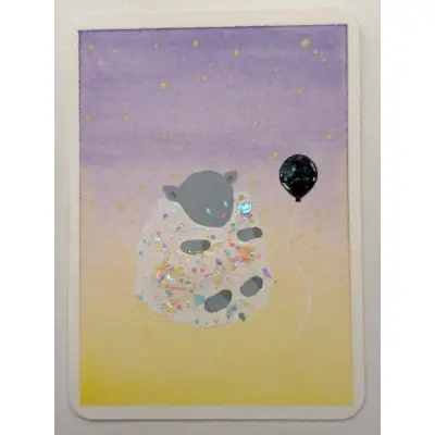Floating Haze aceo art card thumbnail 1