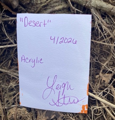 Desert aceo art card thumbnail 2