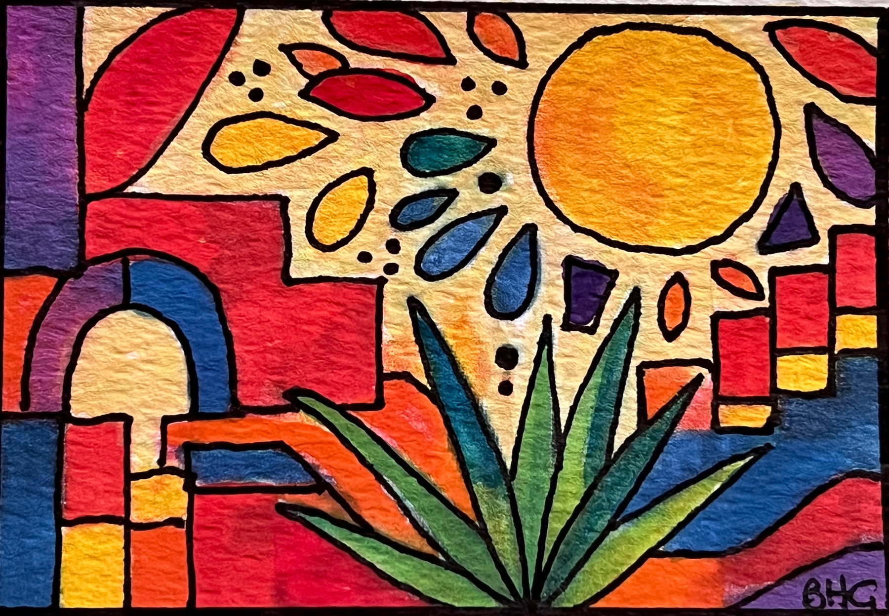 Aloe Ole aceo art card