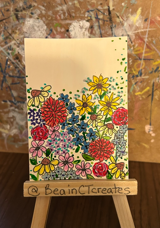 Sunny Bunch aceo art card