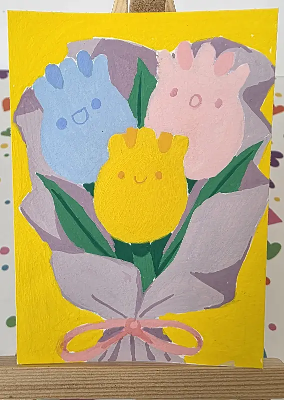 Bouqet 4 U aceo art card