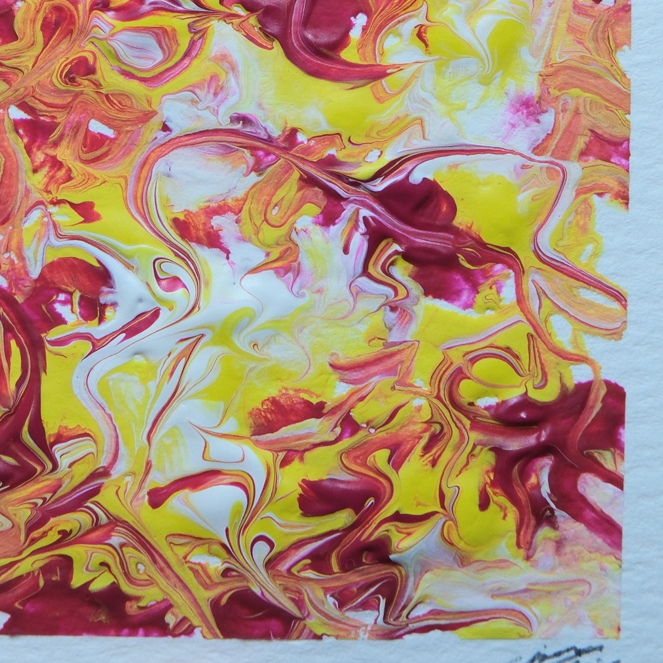 Abstractions #3 aceo art card thumbnail 3
