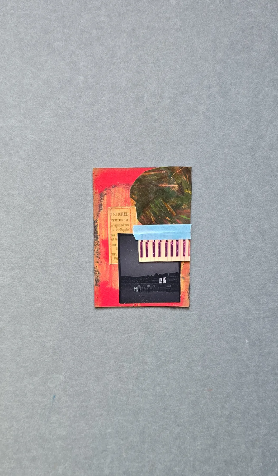 Accordion Gulch aceo art card