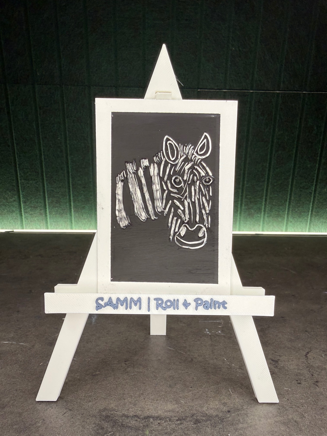 Roll & Paint day 25 | Zeke aceo art card