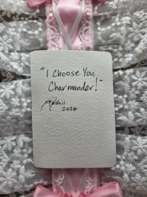 I Choose You, Charmander! aceo art card thumbnail 2