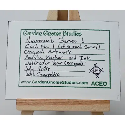 NeuroWeb - Series 1 - Card #1 aceo art card thumbnail 2