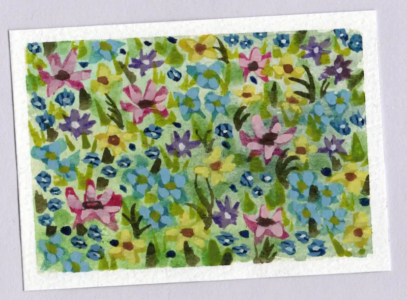 Meadow #1 aceo art card