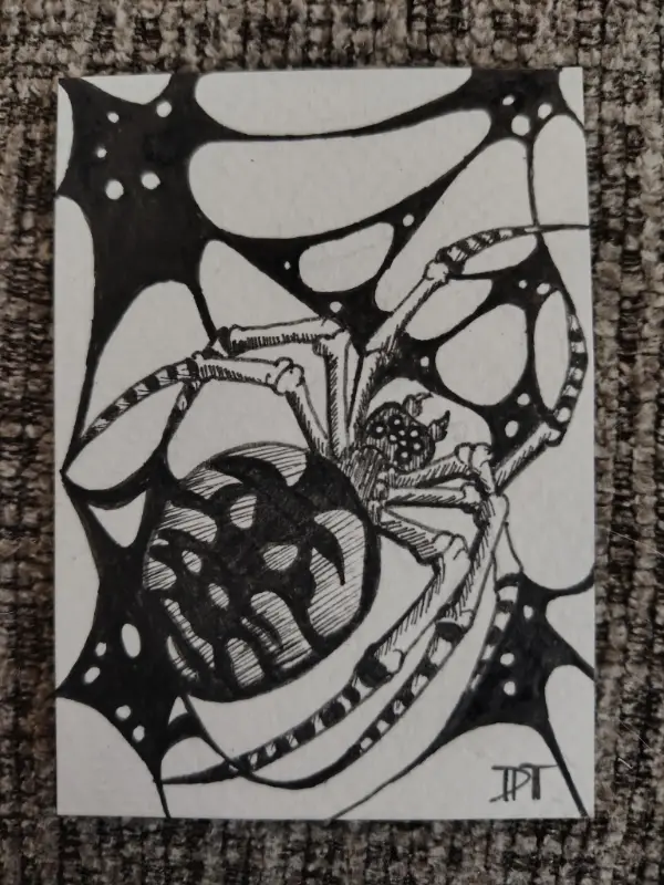 Venom aceo art card