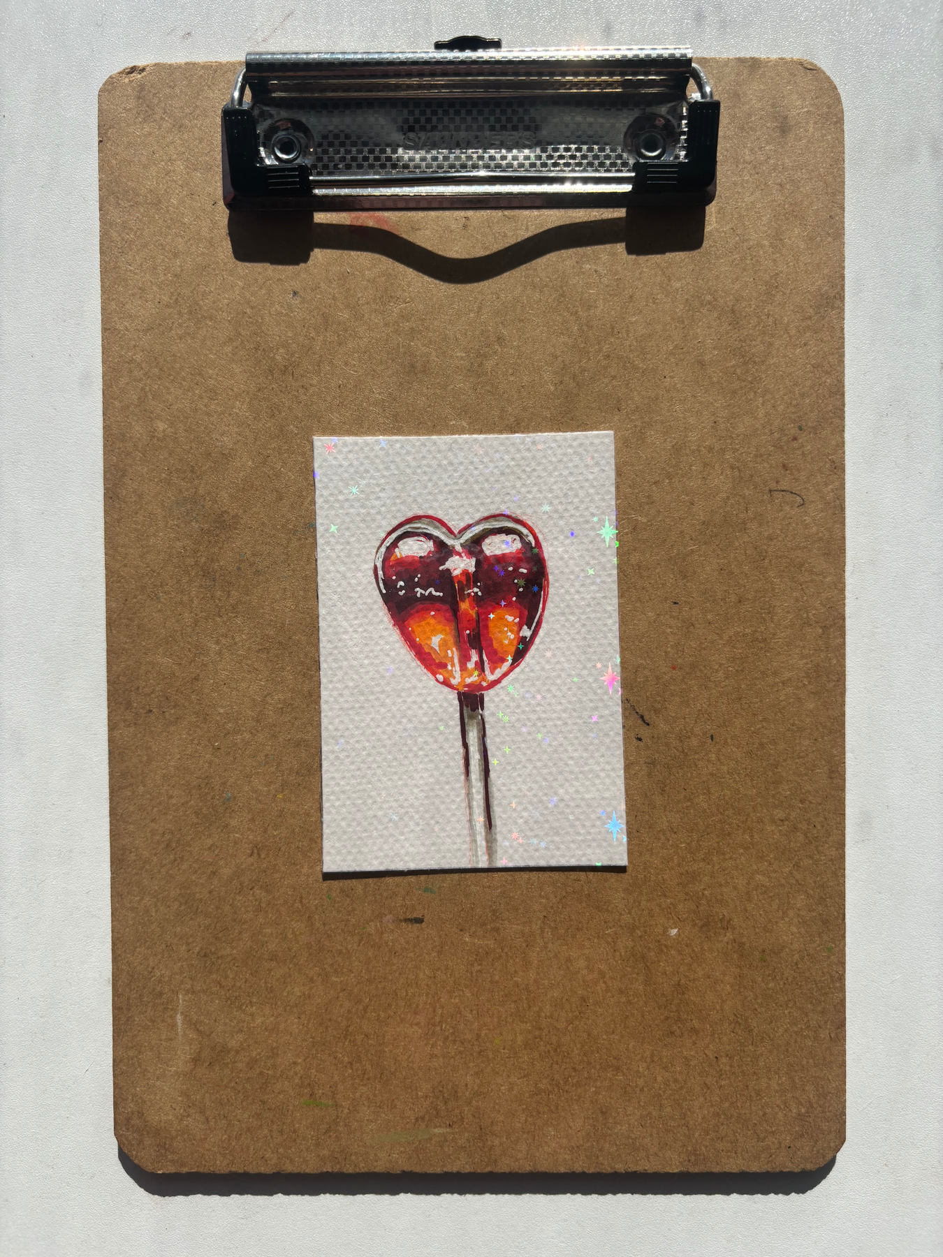 “Loli Pop” Valentines collection aceo art card