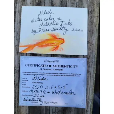 Glide aceo art card thumbnail 3