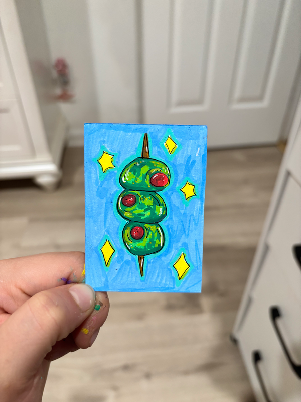Three Olives aceo art card