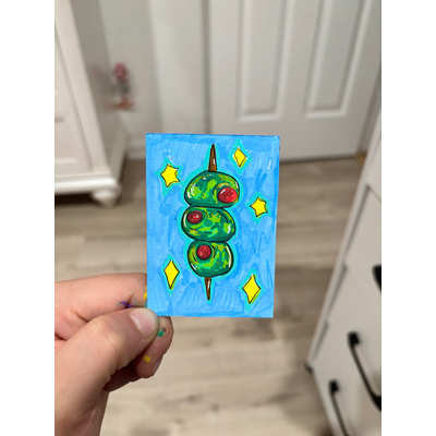 Three Olives aceo art card thumbnail 1
