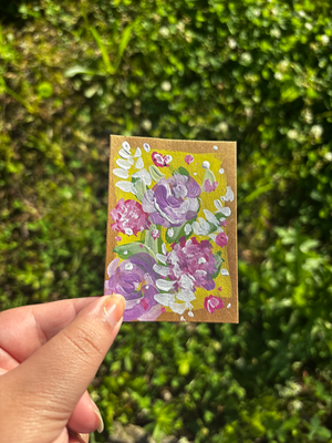 “Would You Mind?” Acrylic painting aceo art card thumbnail 2