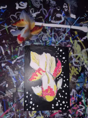 Aceo goldfish ninthhouseoracle aceo art card thumbnail 1
