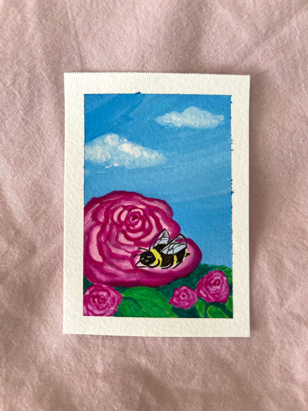 nap time aceo art card