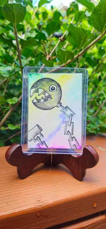 Om Nom aceo art card