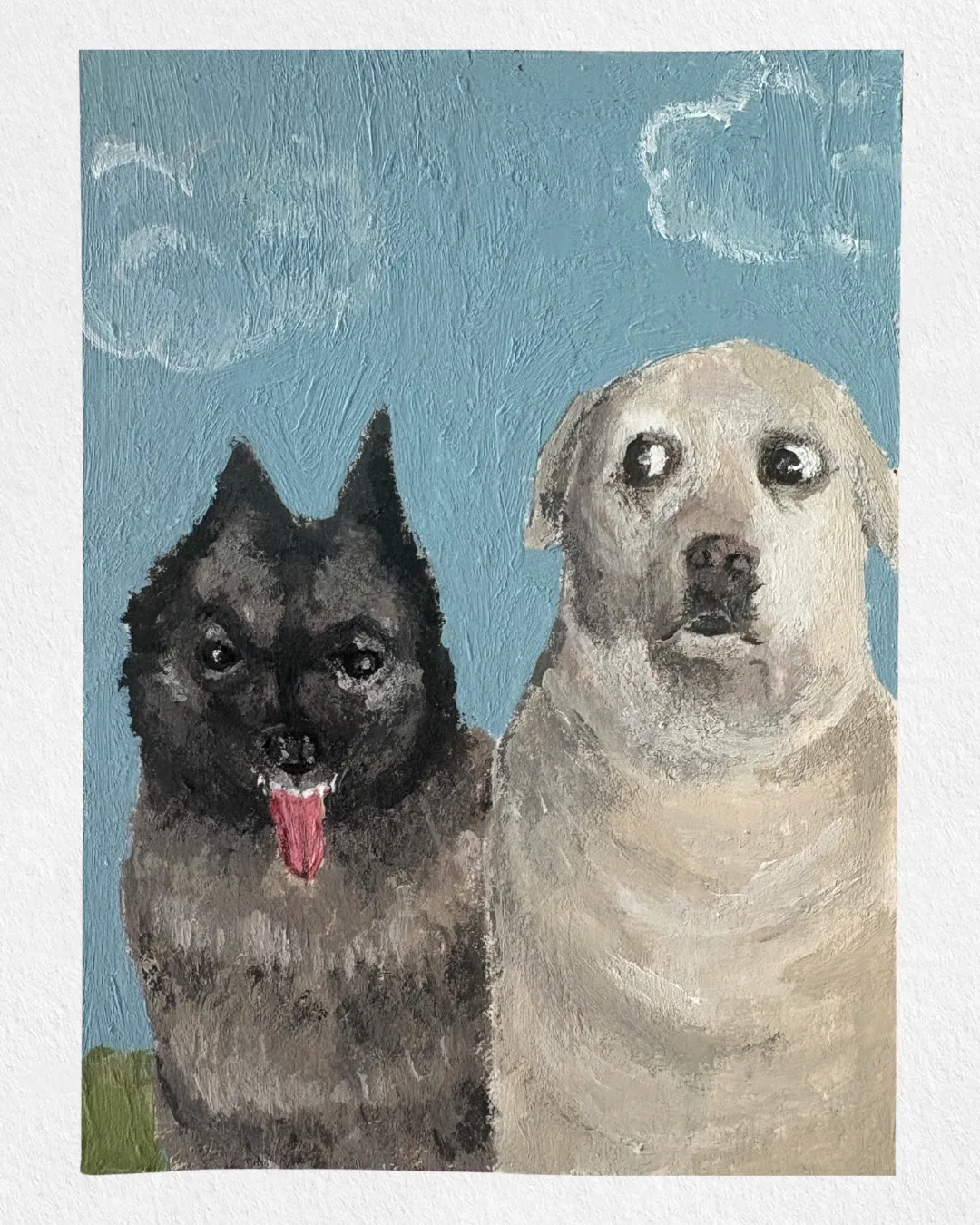 Besties aceo art card