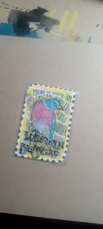 Birds aceo art card