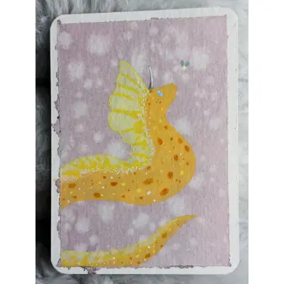 Firefly & Golden Scale aceo art card thumbnail 1