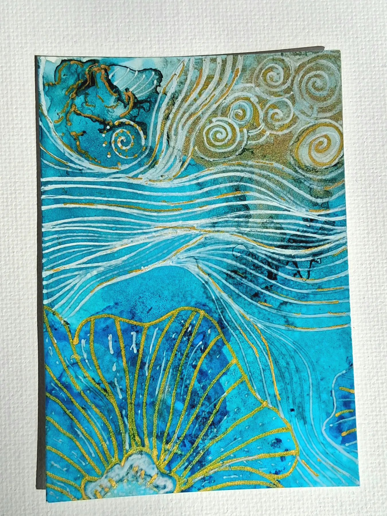 Reef #2 aceo art card