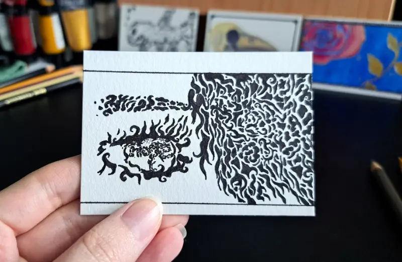 Hope's Revolt aceo art card