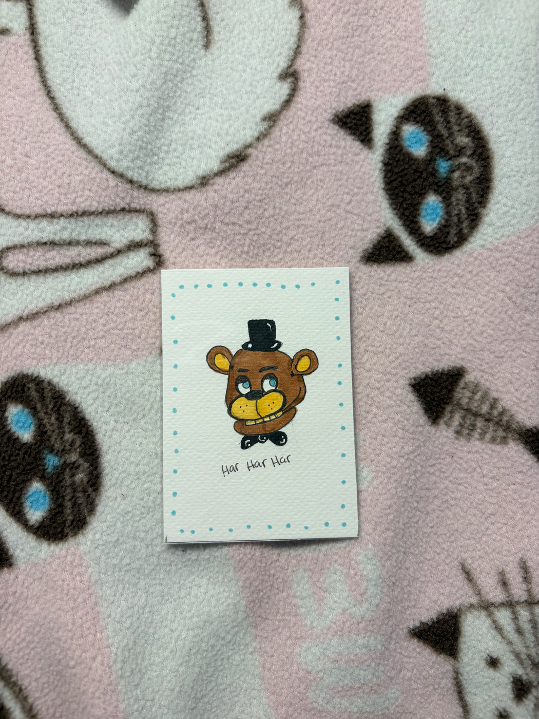 Freddy aceo art card