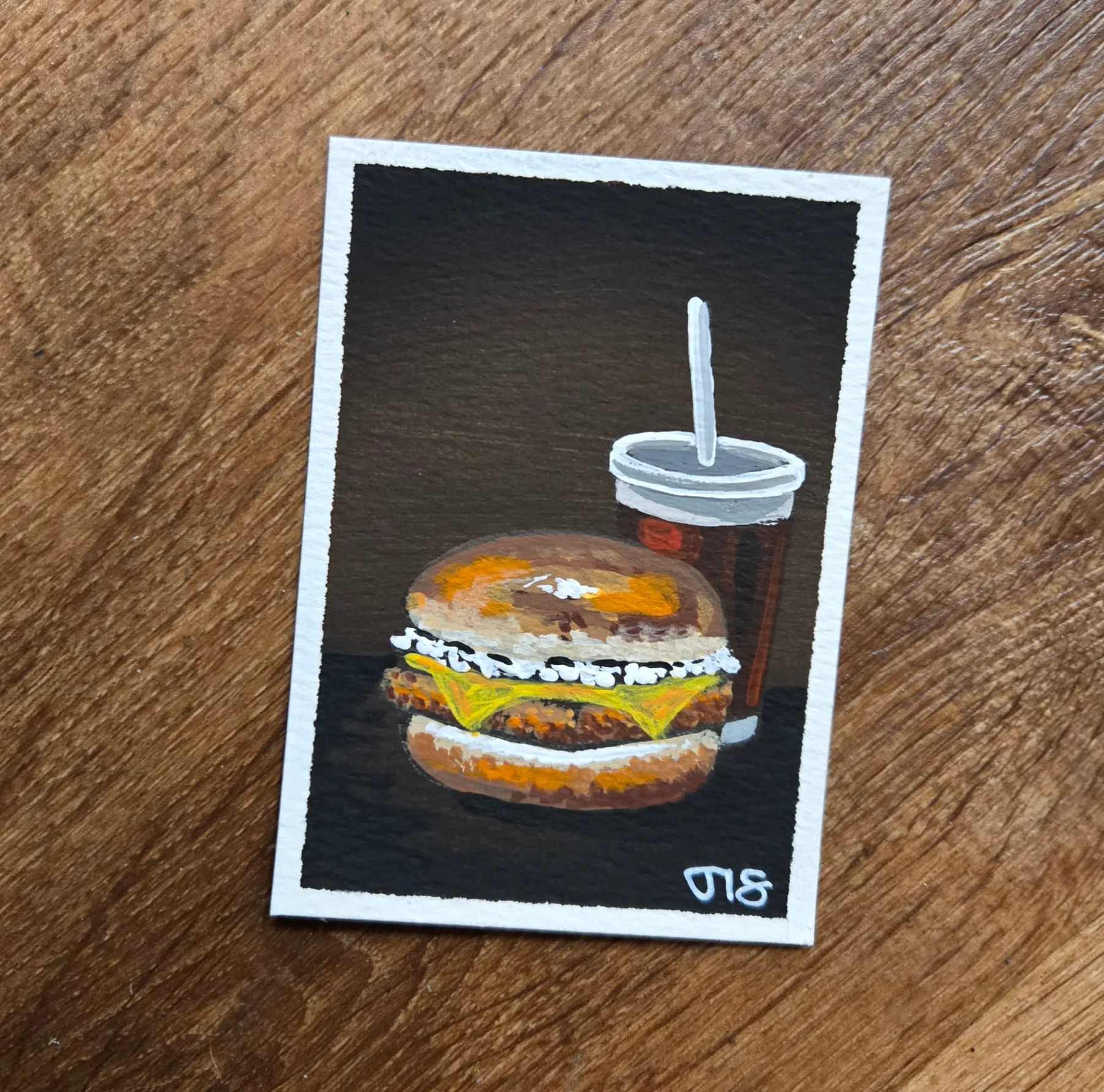 FiletOFish aceo art card