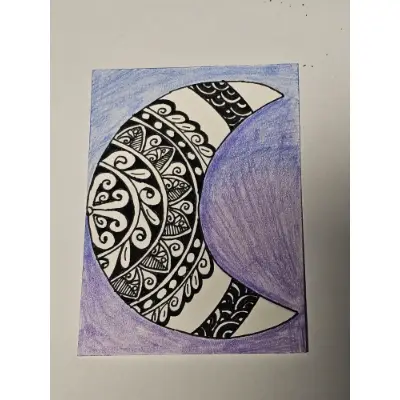 In the Moonlight aceo art card thumbnail 2