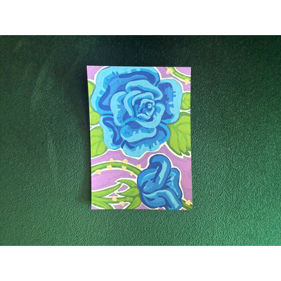 Blue Rose aceo art card thumbnail 4