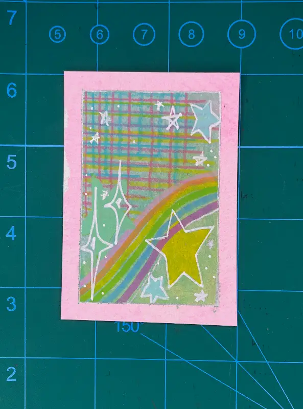 Pink Whimsy 2/9 aceo art card