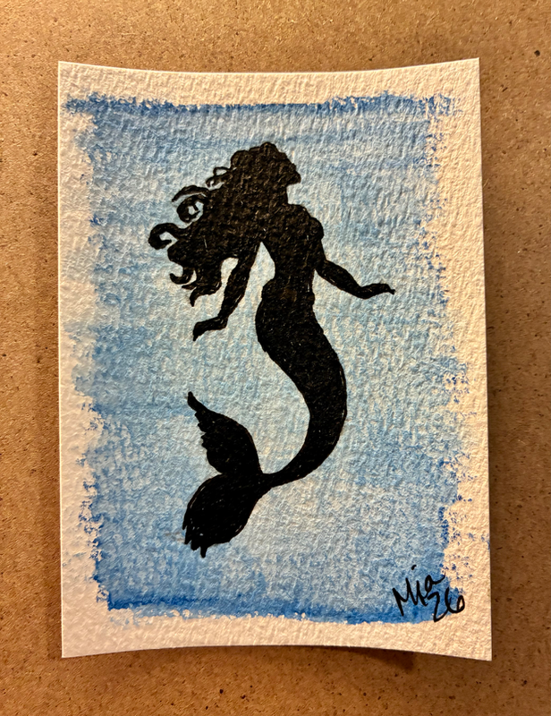 Ocean Whisper aceo art card