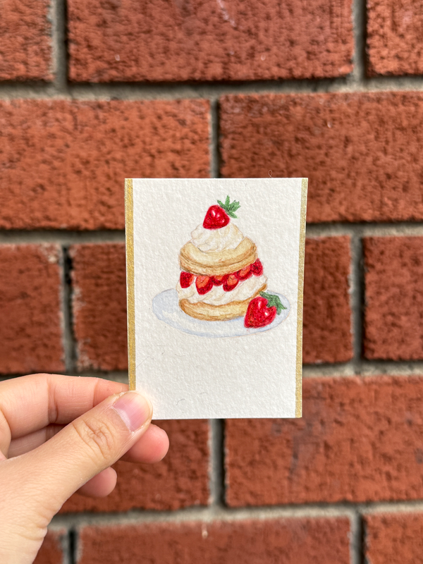 Strawberry Shortcake aceo art card