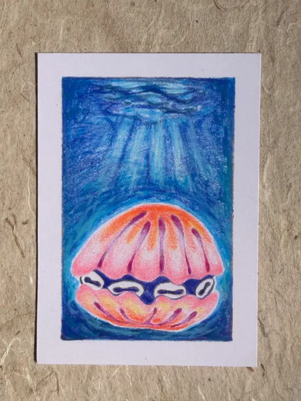 Eyes of the Deep aceo art card