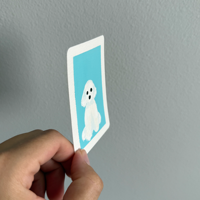 Original Dog ACEO | Little Companions #3/3 aceo art card thumbnail 2