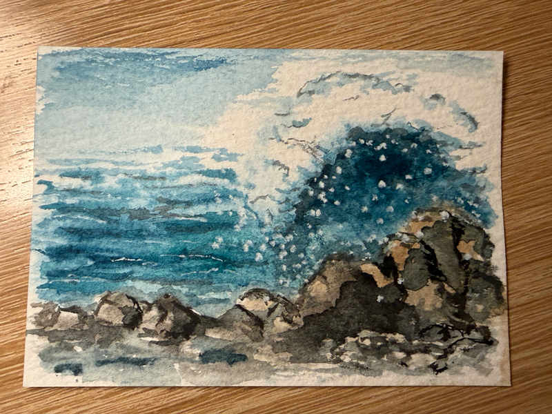 Maui North Shore aceo art card